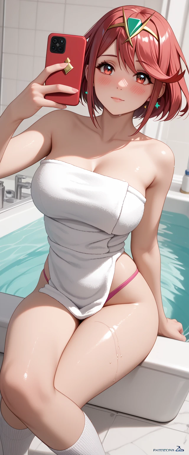 1girl, (mature female, older, huge breasts:1.4), milf, motherly, wide hips, curvy, naked towel, collarbone, lips, HDR, big ass, realistic, hyper detail,very precise detailed,ultra high resolution,extremely detailed CG unity 8k wallpaper,(Realistic,Photorealsitic,hyper realisitic:1.5), girls only, dynamic lighting, ((bold imaginative poses)), (Glossy skin:1.5), masterpiece, highest quality, disorganized, Audience,(Wearing a bath towel:1.4), (purple hair 1.4),((beautiful, fine eyes:1.3)),(wet clothes:1.4), thin, High resolution, sharp focus, Depth of the bounds written, eye for detail, clear eyes, ((Aesthetic Anime Eyes:1.4)), outdoors, sunrise sky,Open-air bath at a long-established hot spring inn,(Wearing a bath towel:1.4)