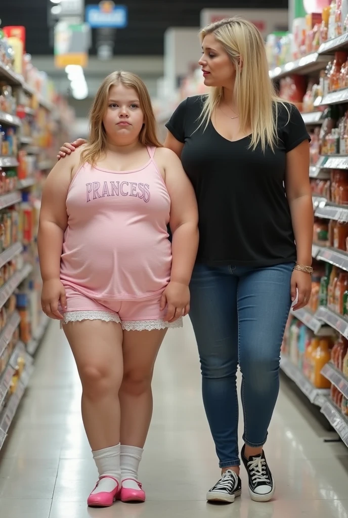 SFW, dress, (gigantic sagging breasts:1.3), (colossal breasts:1.3), cleavage, dirty blonde wavy hair, (long hair:1.4)