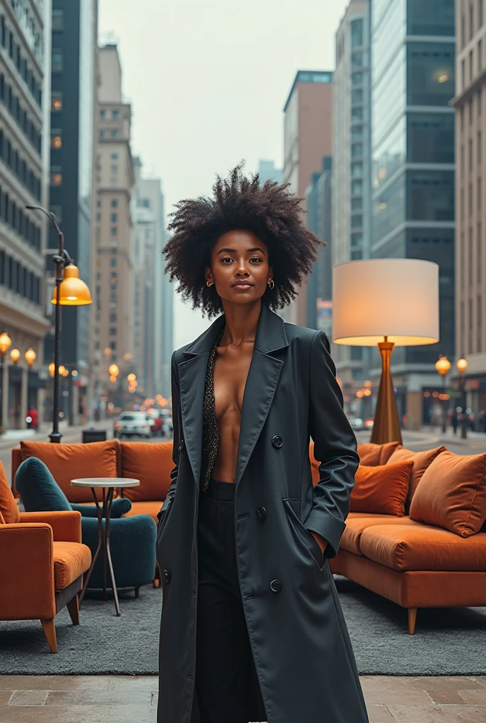 Voici l'invite IA révisée mettant en scène une jeune femme africaine:
---
Une jeune femme africaine, âgée d'une trentaine d'années, avec une silhouette fine, se tient en toute confiance à l’intérieur de l’objectif d’un F1.8 caméras, En gros plan. Ses cheveux naturels tombent en douces vagues sur ses épaules. Elle se trouve dans un appartement parfait d'un immeuble de grande hauteur à Manhattan. Sa silhouette élancée est accentuée par le Freddy WR ultra détaillé.UP pantalon en simili cuir qu'elle porte, mettant en valeur ses courbes. Avec un regard séduisant par-dessus son épaule, ses lèvres pulpeuses esquissent un sourire subtil. La perspective élevée de la prise de vue, la regarder de haut, améliore le réalisme et la complexité de chaque détail, donnant vie à son élégance et à sa beauté. détails complexes, très détaillé, netteté, peau détaillée, Réaliste skin texture, texture, yeux détaillés, haute résolution, chef-d'œuvre, Meilleure qualité, professionnel, 4k, extrêmement détaillé, photoRéaliste, Réaliste, Post-traitement, détail maximum, rugosité, vrai vie, ultra-Réaliste, photoréalisme, la photographie, 8k euh, la photographie.
