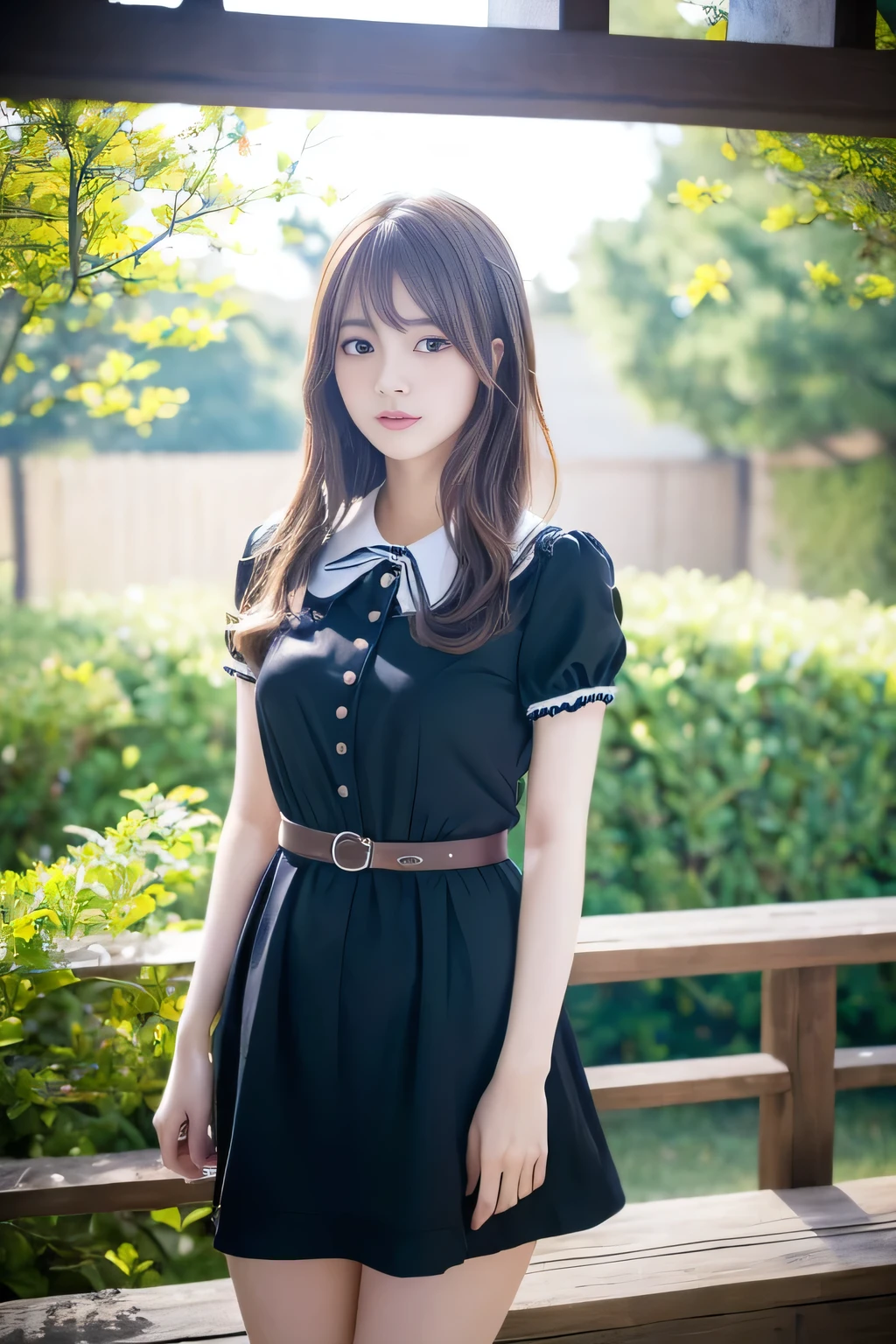 ((masterpiece:1.1, Best Quality:1.1, 32kHDR, High Resolution)), (1 girl, alone), (Mai Shiraishi&#39;Hyper-realistic portraits:1.15, Japanese idol), (full body:1.5,  cut shirt that accentuates the chest:1.6、( wet cutter shirt 、Black underwear is transparent )、break、 Red Tight Miniskirt、 Big Breasts:1.2)walk,  Perfect Slim Body :1.1), very detailed face, beautiful eyes, realistic skin texture far away,  fine skin、  shiny skin, staring at viewers, light brown hair, wave hair, gray hair,  half up、 troubled face:1.2, silver earrings,(( has an office hallway in the background))、