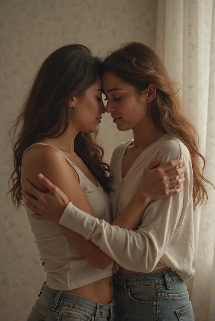 Mother and daughter together