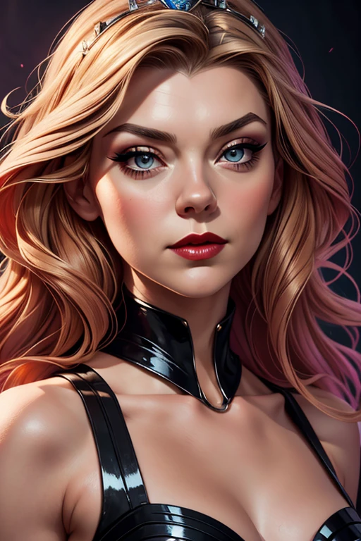 (dreamlikeart style:1.0), ( redshift style:1.0), (analog style:1.2), (studio_ghibli_anime_style style:0.7), (copeseethemald style:0.8), (thepit bimbo:0.9), (glossy:1.0),

Amanda Seyfried, woman, 1girl, European, (wearing suit, wearing business suit, wearing lounge suit, wearing jacket:1.2), elegant, fit,
(bondage, bondage above suit, tied up, straps, ropes, kinbaku, shibari, fesselspiele, black tape:1.15), fashion, symmetric,
detailed eyes, detailed pupils, bright eyes, high_ponytail, arms_at_sides,
choker, delicate eyelashes, light eye shadow, lips, lipstick, jewelry, natural makeup, nose, parted_lips, standing, navel,

close-up shot, closeup shot, zoom in, upper body, cleavage focus, face focus, zoomed,
neon strips,
cold light,

realistic proportions,

office, office space, work, fluorescent light, cubicles, rooms, glass, windows,
detailed background,
