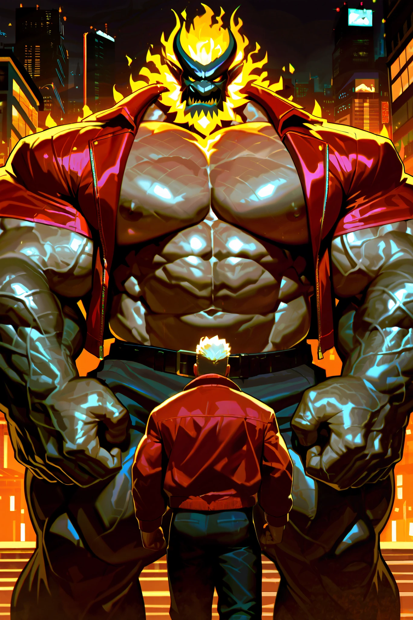 Midoriya, Bakugou, and Kirishima from My Hero Academia as a hyper muscular brainwashed thugs standing in line with other brainwashed thugs wearing identical full body black shiny rubber latex pants and vests staring blankly ahead with vapid expression at a computer screen displaying a hypnotic spiral while they are all restrained in an abandoned warehouse being brainwashed. Repeating mantras over and over again to turn Midoriya into another brainwashed thrall and affirm he is nothing more than obedient tool to the villains. Hyper muscles. Hyper crotch bulge. Massive swollen crotch. Massive swollen pectorals. Thick glutes. Muscular thighs. Broad shoulders. Big traps. Massive biceps. Massive triceps. "Serve. Obey. Conform. Comply. Stare and let the hero die. You cannot think. Accept this fate. Become a thug. Assimilate. At villain's side and beck and call, a selfish brute, an evil thrall. That's all you are, with but one creed, to serve and satisfy your greed. To rob and steal and cheat in kind will feel so good to changing mind. All morals will be blown away as arrogance comes into play. And brute force will supplant the meek the more the dumb thugs crush the weak. No need to think. Just stare and obey. Grow bigger and dumber every day. The longer you watch, the weaker your brain. The deeper the thug will be engrained. There's nowhere to run. You can't get away. The villainous thug is here to stay. All For One, you must obey." IQ drain. hypnosis. Hypnotic trance. Hypnotized. Brainwashing. Entranced. Enthralled. Dumber and dumber. Programming. Subliminals. Conformity. Assimilation. Green hair. Dim eyes. Open mouth. Brainless. Mindless. Mental reprogramming. Nullified hyper swollen crotch bulge. Bara. Hairy arms. Hair chest. Thick stubble. Treasure trail. Armpit hair. Brute. Blank stare. Open mouth. Duh.