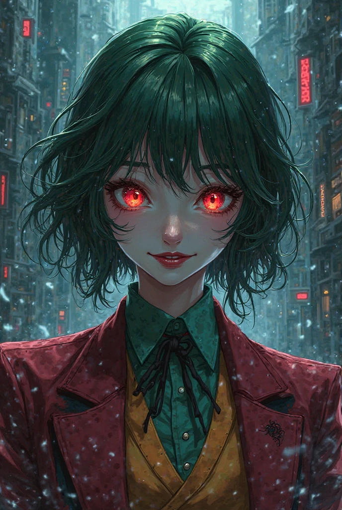 anime girl with Red eyes and blood dripping down her face, with red glowing eyes, with glowing Red eyes, with Red eyes, red-eyed, red-eyed, fully Red eyes, Red eyes, sharp Red eyes, Red eyes glowing, Red eyes, red glowing eyes, with a Red eyes, watery Red eyes, Red eyes, glowing Red eyes