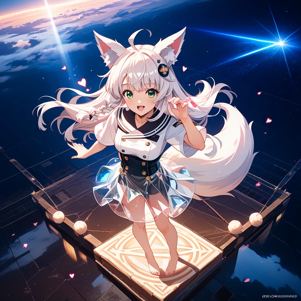 anime girl with cat ears and tail in a white bikini, neferpitou, holo is a wolf girl, anime catgirl, white cat girl, cute anime catgirl, seductive anime girl, beautiful anime catgirl, white - haired fox, holo if a wolf girl, wolf ears, attractive cat girl, nyaruko-san, anime moe artstyle