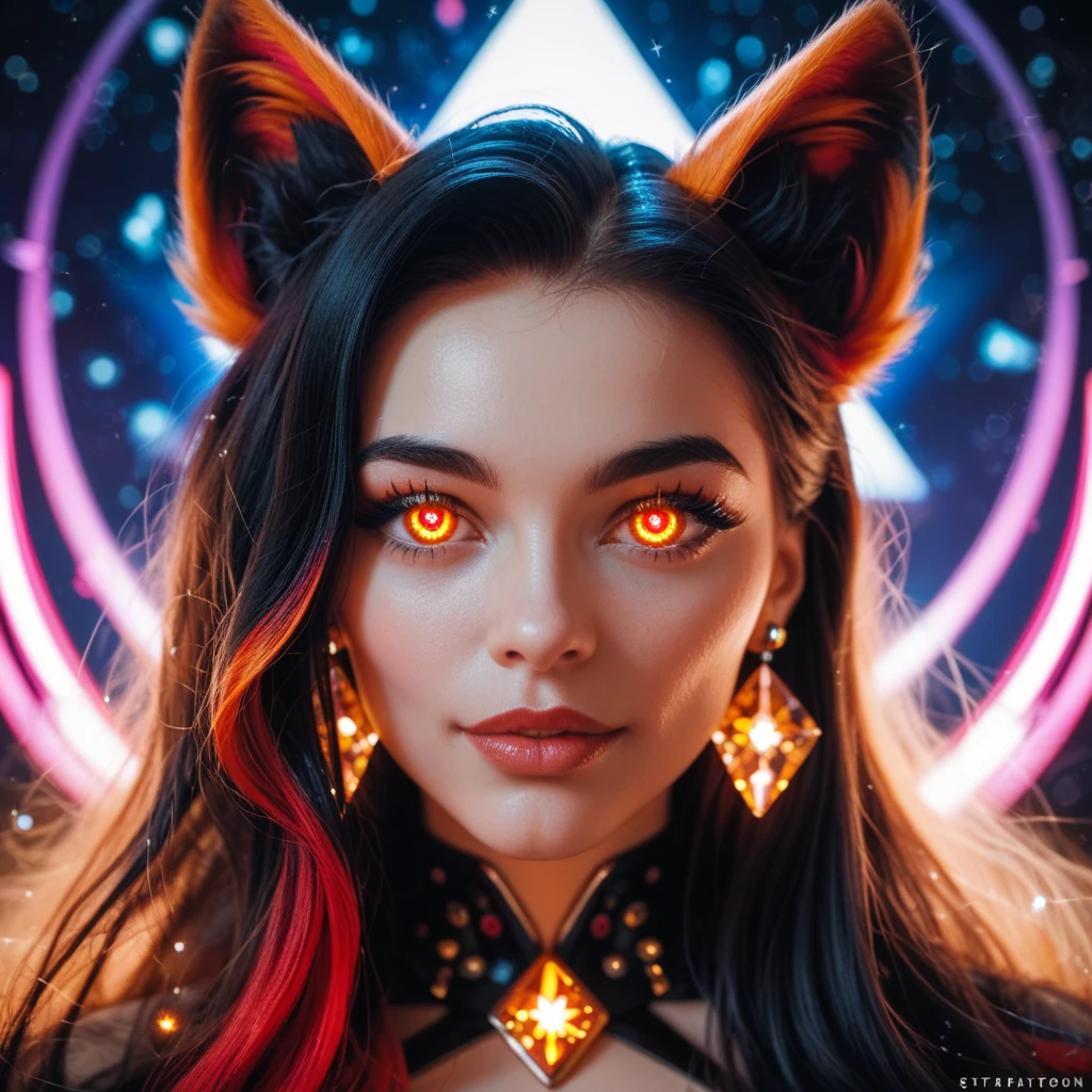 only a big Furry face in center in a psychedelic and surreal spiral world, ultra-detailed, with vibrant colors and lighting effects, creating a masterpiece with 8k and 4k resolution. Furry is depicted with intricate details, merging with the surroundings seamlessly. The artwork showcases Furry under the influence of LSD, where space and time lose their boundaries. The scene exudes a sense of otherworldly beauty and mystique, combining the ancient stargate Egyptian deity with a contemporary psychedelic aesthetic, creating a visually stunning and mind-altering experience. strong facial expressions"