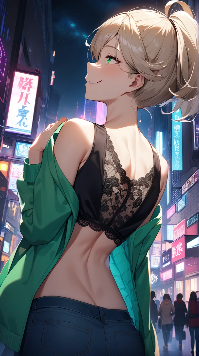 PC monitor、Big rich、Rich、Achievers、A relaxed expression、joy、trader、Stock、investor、money、A stack of bills、gold、bankruptcy、Girl、Girl、Short、Younger、Baby Face、flat chest、、Dynamic Angle、masterpiece、best quality、ultra-detail、Both eyes open、smile、Luxury House、Night view、Panties