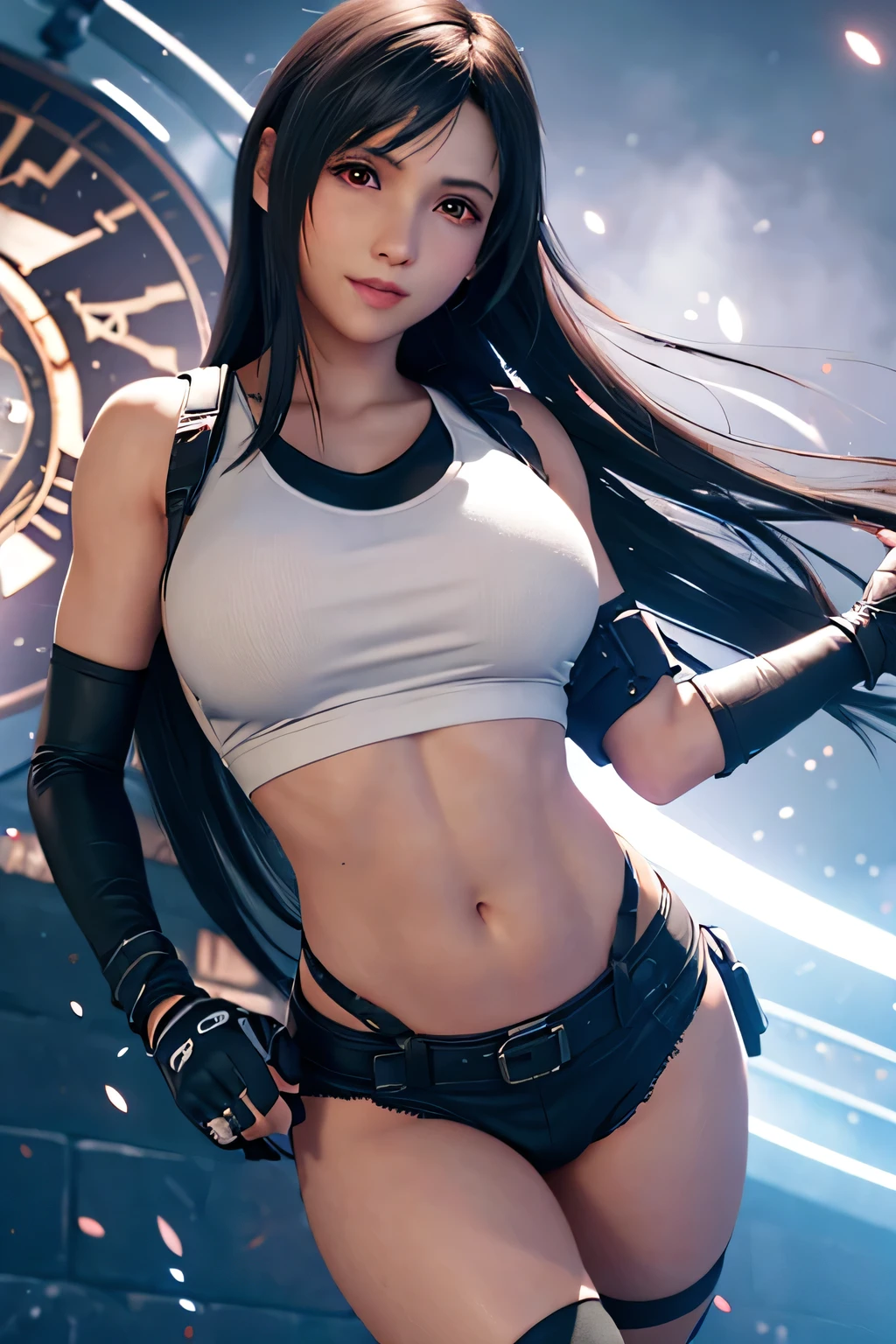 1 boy,Guided Breast Grab, Guiding Hand,(Light blue bikini swimsuit:1.1),NSFW smile, blush,(masterpiece, highest quality:1.4),(highest quality:1.4) ,unreal engine,masterpiece,(black hair,Blue Dip Die Hair), (blush smile:1.1),very detailed, intricate details, soft lighting, 1 girl,super resolution,(realistic: 1.3),abs,highest quality, silt,very delicate and beautiful, High resolution,NSFW,black hair, long hair,beautiful detailed red eyes, round chest, big breasts,in the bedroom,blush,clavicle, blush