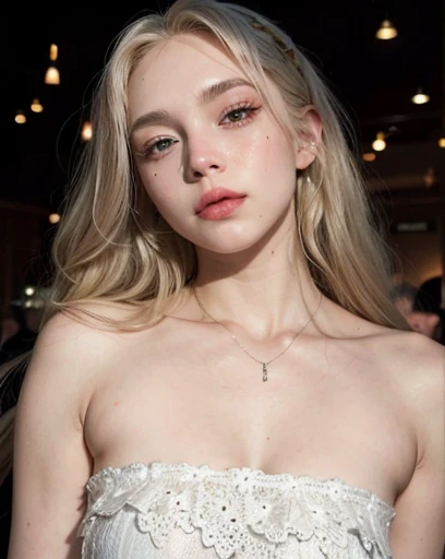 (masterpiece: 1.2, of the highest quality), (Real photo, intricate details), pretty eyes , even face , Upper part of the body, Casual, shoulder length hair, minimal makeup, Natural fabric, Closeup of face
