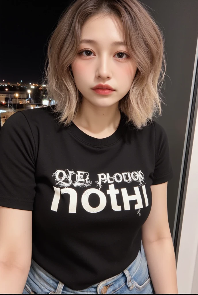 Kawaii face, (((realisitic)))a picture, ​masterpiece, top-quality, 1girl in, a slender waist, top-quality, pale-skinned, Black background, (Face and eye details:1.1), Unique, red blush, ((full of shyness)), extremely delicate and beautiful girl, dynamicposes, (to8contrast style), torch clothes, naked body, nude, full naked, showing, beatiful tits, hard nipples, magazine cover, blue hair, no black and white, wet body, full body, white kawaii panties