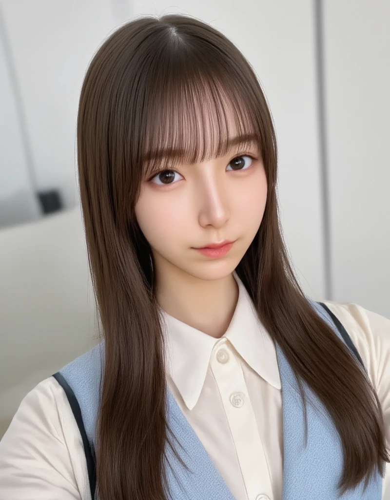realistic high quality, 8k, photorealistic, masterpiece, hyper detailed, intricate details, dramatic dynamic composition, beautiful and detailed face, big eyes, long eyelashes, natural color lips, bold sexy pose, 1 girl, 1 man, sitting, spread legs, fingering from behind, breast grab from behind, cowboy shot, 18 yo, , large breasts, blond hair, medium long hair, hair between eyes, straight hair, grey eyes, tareme eyes, closed eyes, heavy breathing, frown, half open mouth, wavy mouth, sweat, blush, , white collared shirt, plain pattern shirt, short sleeves, shirt tucked in, red plain pattern narrow neck ribbon, button gap, black and grey plaid pattern skirt, pleated skirt, miniskirt, white lace panties, pussy juice stain, classroom
Open clothes, smile