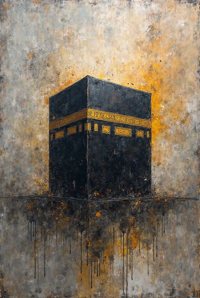 Al-Aqsa Mosque and Kaaba Acrylic Painting