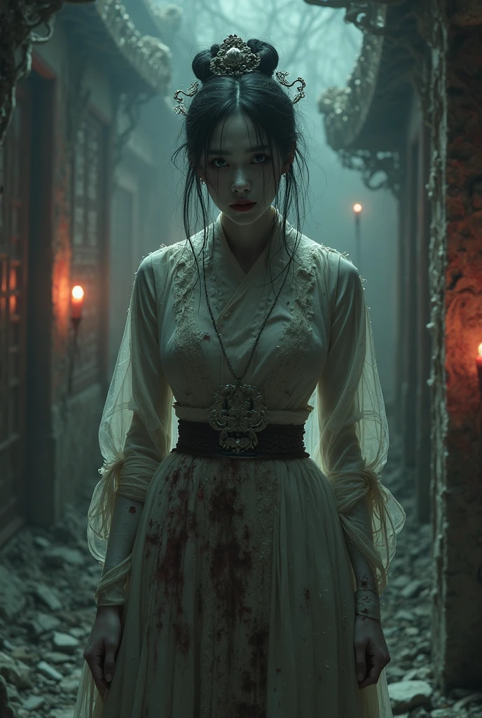Qingming Festival,Part-time horror room playing zombie player whoops