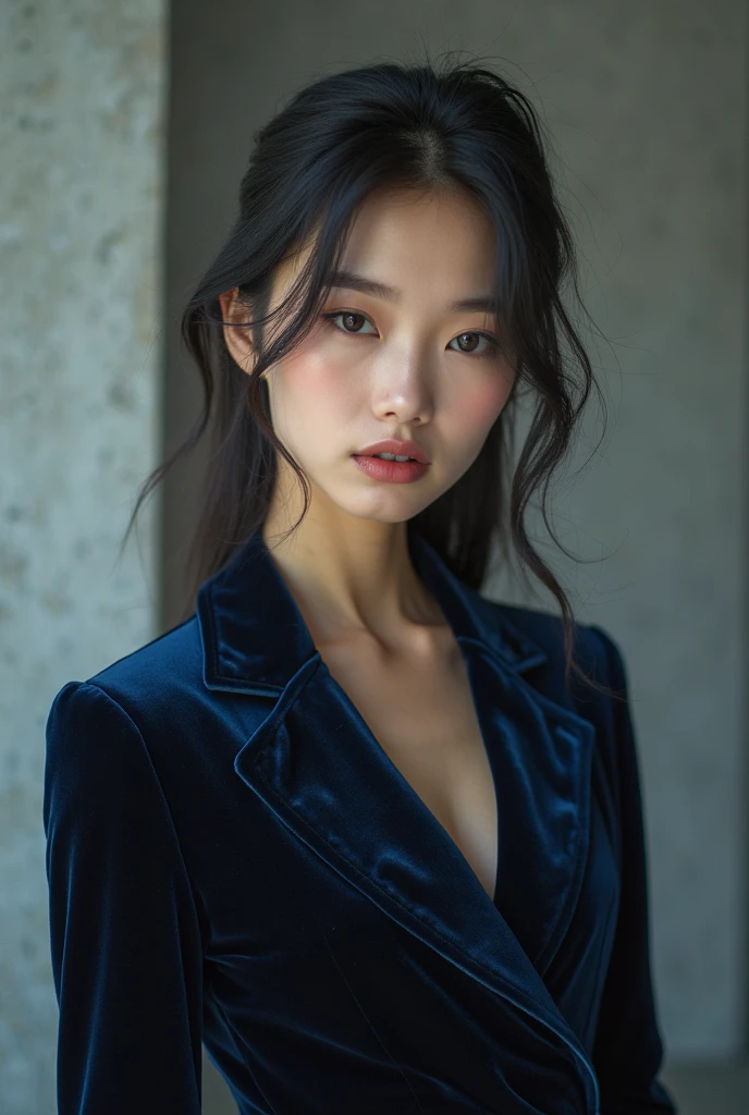 (8K,highest quality, Ultra-high resolution:1.5, masterpiece:1.3), Gorgeous Young Korean Woman, korean female fashion model, Beautiful young Korean woman, Beautiful Korean Women,Black short-sleeved dress Tzuyu from TWICE, Lovely lady, cardigan, Ulzzang, sakimichan, Choi Hong-hwa, Bae Suzy, Lee Ji-eun, Lee Ji-eun