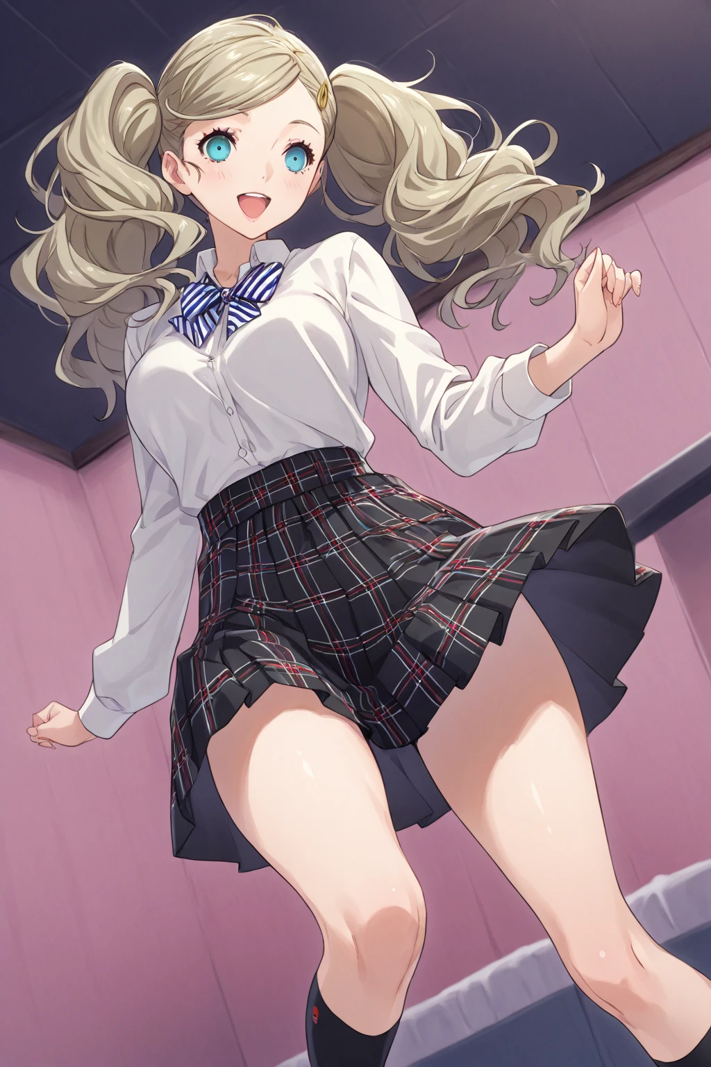 Browsing Caution,​(Highest quality, 8k, masterpiece:1.3,beautiful girl), (Very detailed)Glowing Skin,(((Long Hair,blonde,Beautiful Hair))),(Perfect Anatomy, Anatomically correct, Very detailed肌),((Light blue collared shirt, Navy pleated mini skirt, socks, Navy tie, Light brown cardigan, White knee socks)), Pink Panties, School,library, Knee-high socks with vibrators, Dynamic Angle,(((Vulgarity))),Embarrassed expression,Knee-high socks on both feet,Holding the crotch,Angle from below,Great style,Love juice overflowing from pussy,Lick your lips with your tongue,Double teeth,Drooling,(((Heart symbol on eye))),I&#39;m Climax,Body-trembling ecstasy,Infatuated