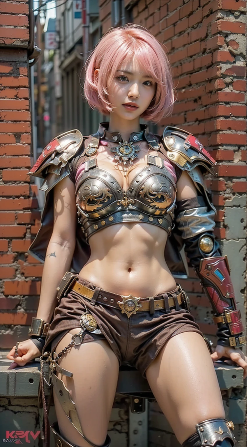 (top-quality:1.2, masterpiece)、ultra high resolution、extremely ultra surrealism, (Photorealsitic:1.4)、Raw photo、(Steampunk Battle Cyborg fallen angel)、(large mechanical bat wings)、black porcelain body、red  hair、glowy skin、1 Cyborg girl、(mechanical frame:1.3)japanese, extremely cute face,  ((super realistic details))、portrait、globalillumination、Shadow、octan render、8K、ultrasharp、character edge light、Details of complex ornaments、Acrylic Clear Cover、Sumerian details、Hydraulic cylinder、Small LED lamp、highly intricate detail、Realistic light、a purple eye、radiant eyes、Facing the camera、neon details、cowboy  shot、Futuristic headgear、About Cyberpunk