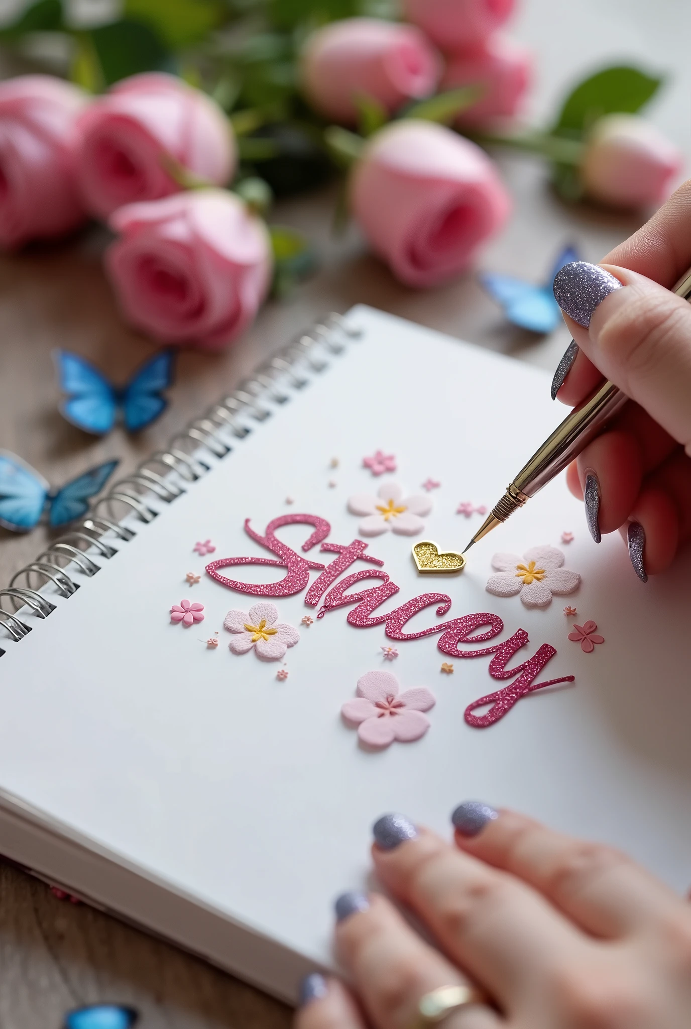 (best quality, 4k, 8k, high resolution, masterpiece: 1.2), ultra detailed, (realistic, photorealistic, photorealistic: 1.37)portrait of a girl with a sticker collection book, colorful illustrations, detailed stickers, vibrant colors, soft pastel tones, natural lighting, high resolution, whimsical atmosphere.
