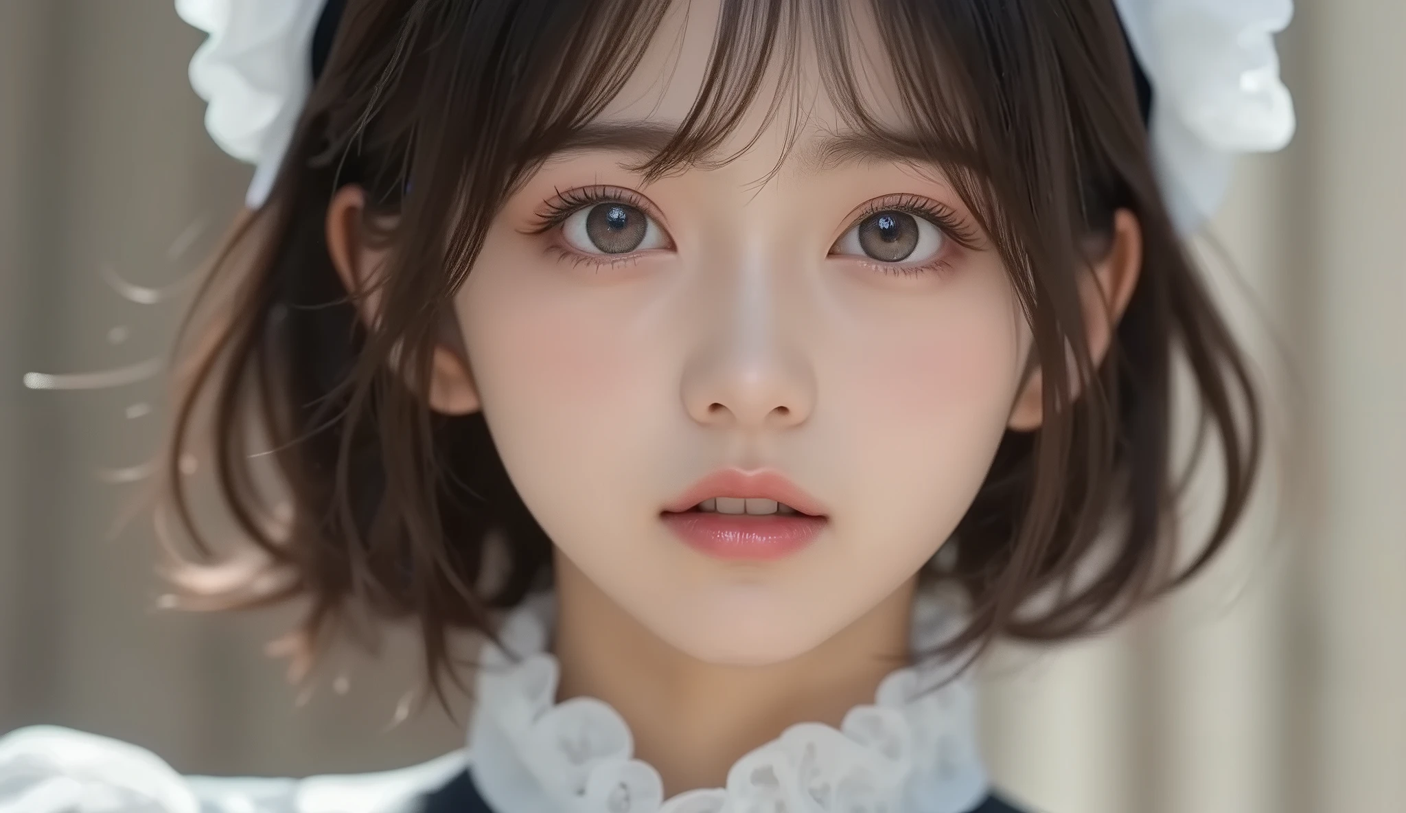 8k,Ultra High Resolution , highest quality, masterpiece,rule of thirds,golden ratio,surreal, photos, one woman,( girls:1.3),cute,cute顔, Beautiful Eyes in Every Detail , 細かくdetails,mature woman,princess,upper body,smile, black hair,Short Layered cut,ID photo, luxurious and beautiful ,(A Famous Japanese Idol Girl),(((She Has an Ecstatic Expression))),(The outfit is random:1.3),Beautiful cheekbones, very delicate expression , delicate eye description,, Healthy Body , (( 1 female)), Height: 160cm ,( thin waist:1.4)、( Beautiful :1.4), pink lips,profile in landscape orientation from,((( ideal figure))),Small bust, A cup :2,、 portraits:2、 perfect anatomy 、鮮明な details、 details, thin lips,Perfect and beautiful face ,完璧でcute顔, meticulous skin , perfect limb,thin waist, surreal,Light and Dark, Fashion Magazine Cover ,glowing