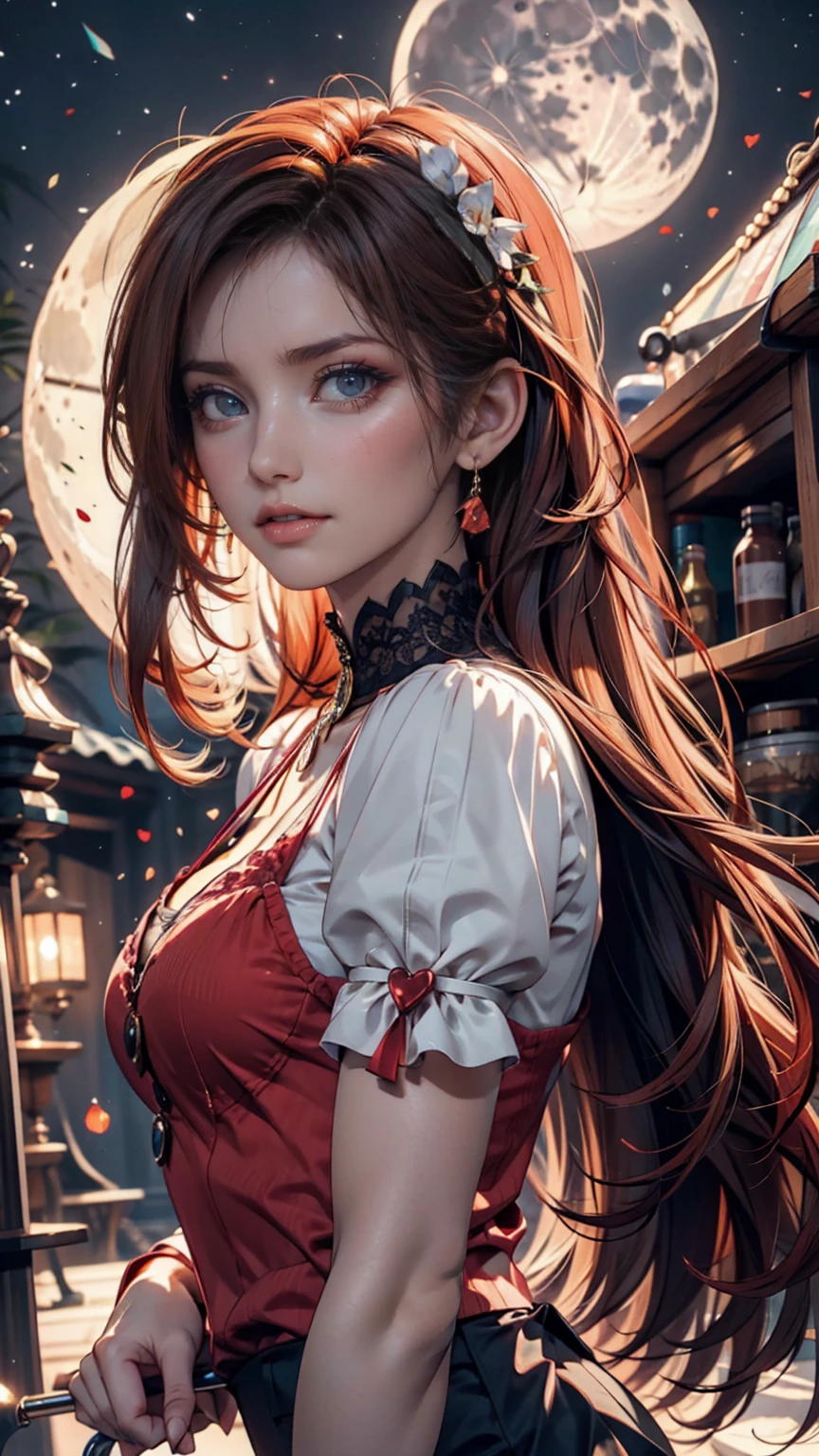 Close-up of a woman with colorful hair and necklace, Anime girl with space-like hair, Soft vitality of Ross Dres, Gubes-inspired artwork, Fantasy art style, colorful], Vivid fantasy style, Ross draws vibrant cartoons, universe and colorful, Gwaiz, colorful digital fantasy art, Great art style, Beautiful anime style, White skin, hulk clothes