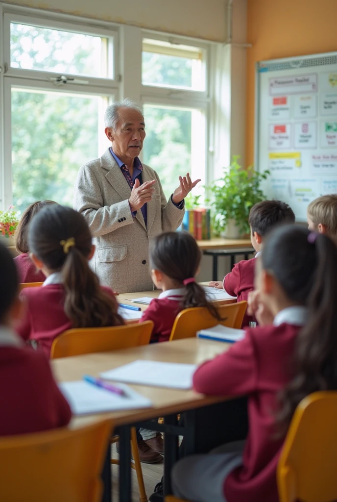 Back to School" theme, showcasing students of all ages as they prepare for the new academic year. Participants are encouraged to capture the range of emotions, activities, and settings associated with this period.Old man,yong women,children,poor boy,teachers