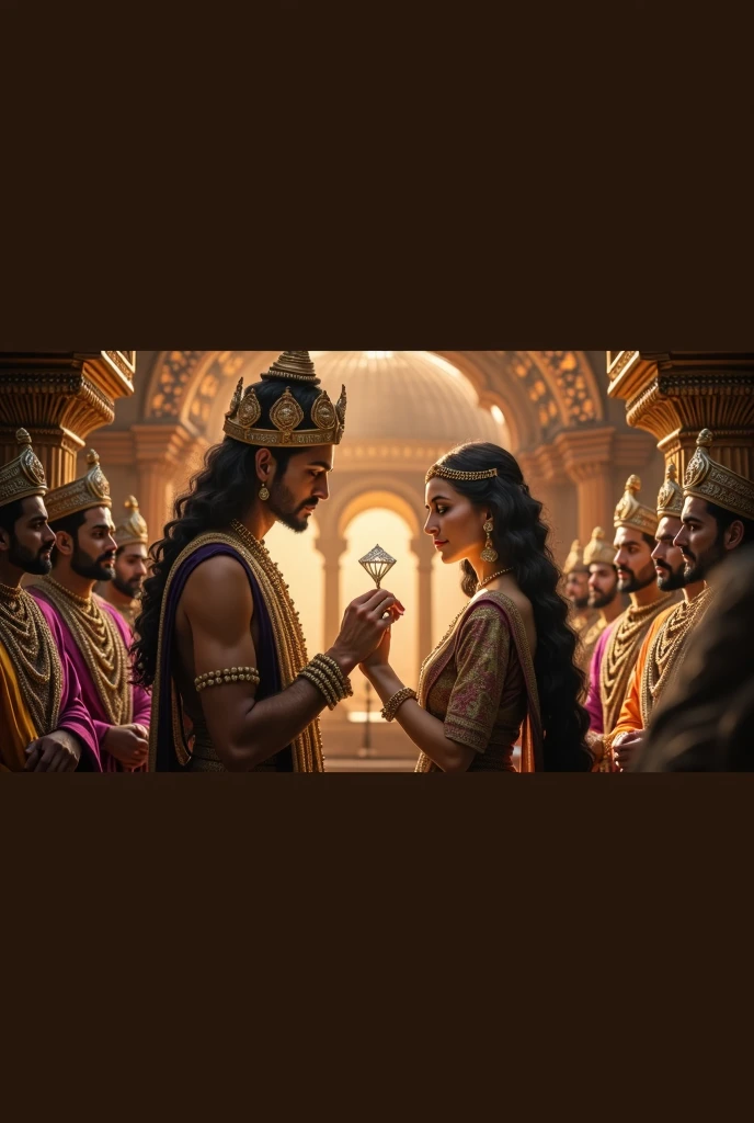 there is a man and woman dressed in costume riding on a horse, fan art, fanart, movie promotional image, official fanart, artgerm and atey ghailan, inspired by Thota Vaikuntham, detailed fanart, movie stills photography, by Thota Vaikuntham, sharandula, hd movie photo, hybrid from dynasty warriror, official fan art