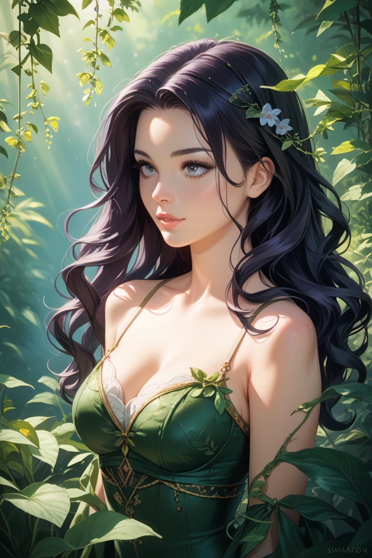 a naked teen anime style