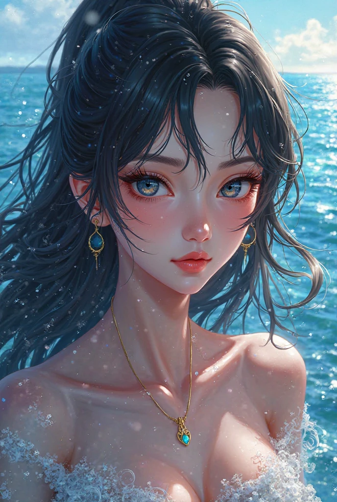 girl with、cute little、small tits、swimming pools、A dark-haired、short