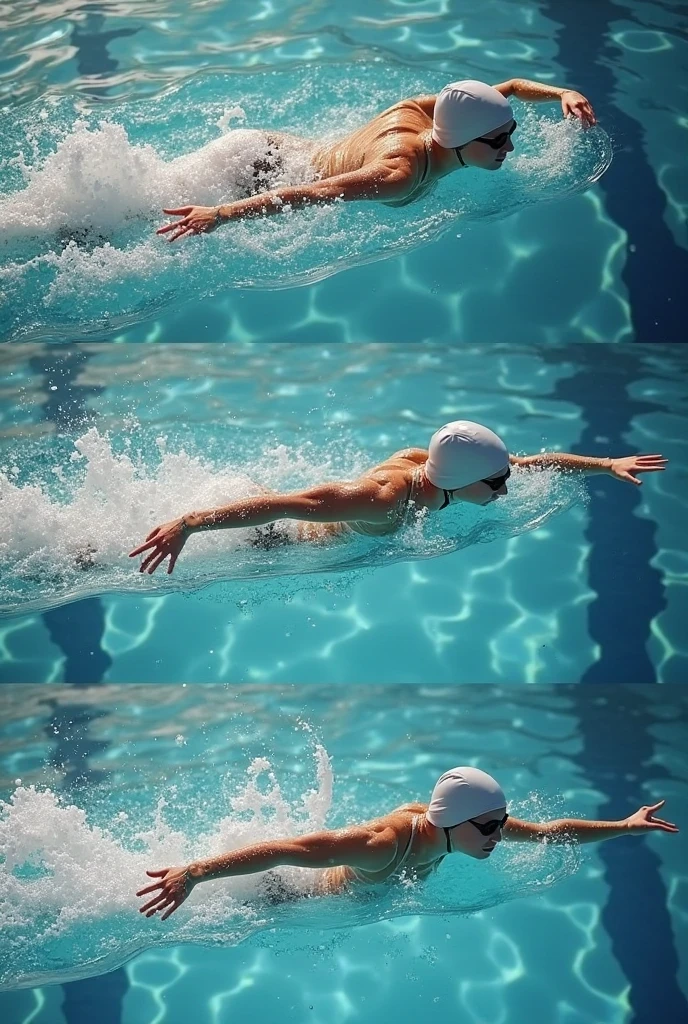 good and bad posture in swimming 