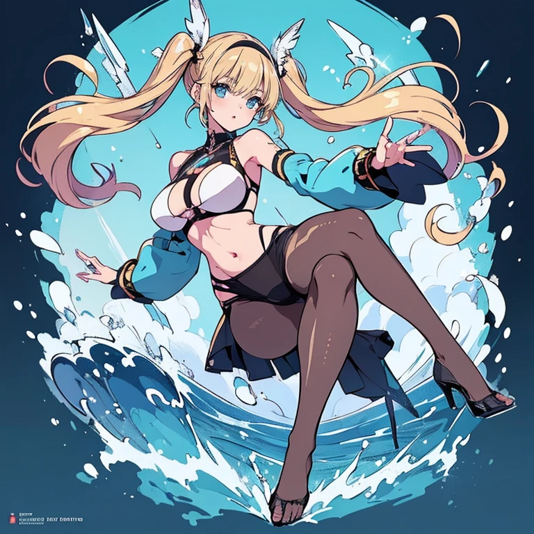 1girll,anime big breast,Get wet all over your body,(transparent panty:1.4),Best quality, hyper HD, High detail,Cock your ass,angle from behind,blonde with blue eyes,long whitr hair,spread thighs,florals, Bow knot, Blushlush,