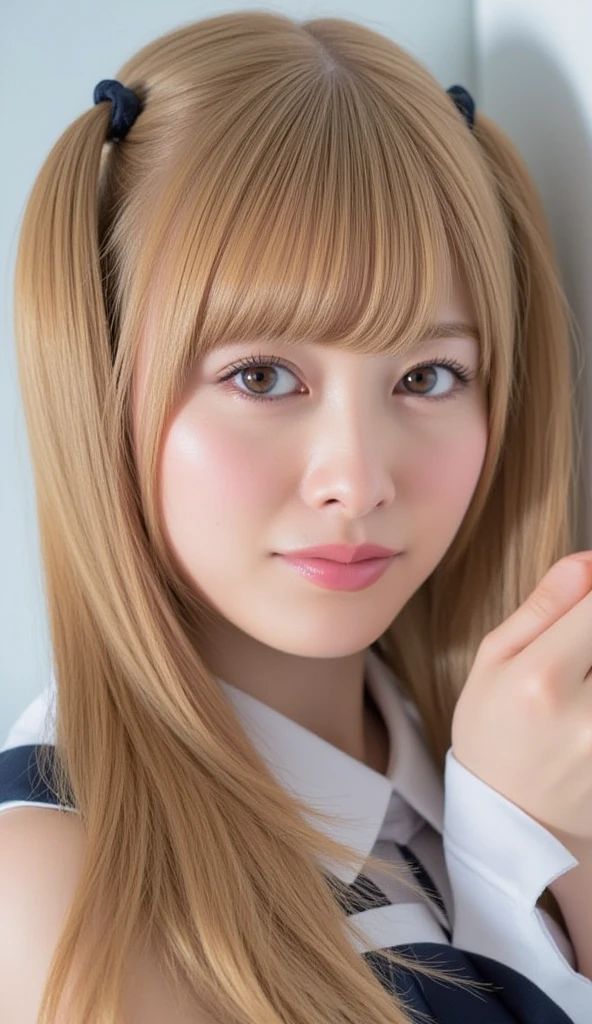 Virginia Otis, (blonde, blue eyes), (Large Breasts), thin, Cute Face, (カンタヴィル城でのnightの散歩:1.3), night:1.4, (novel「ghost of canterville」Inspired by). 1887, Victorian Dark Fantasy