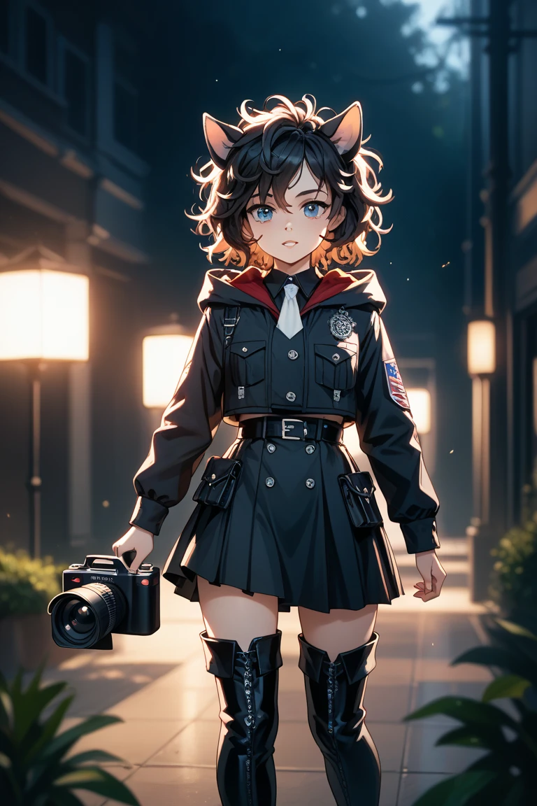 masterpiece, 8k, photorealistic, high resolution, dark street, (epic pose:0.8), silhouette of little girl, spy, cute face, (eden academy school uniform:1.1), (ahoge:1.1), (crossed arms:1.1), (ping hairs:1.0), (leather gloves:1.1), (hair ornament:1.2), looking at viewer, (spy sunglasses:1.1), (slight smile:0.8), (detailed fingers:0.9)
<lora:Sin_City_SD1.5:0.8> <lora:last_anya:1.2> <lora:add_detail:1> defiance512
