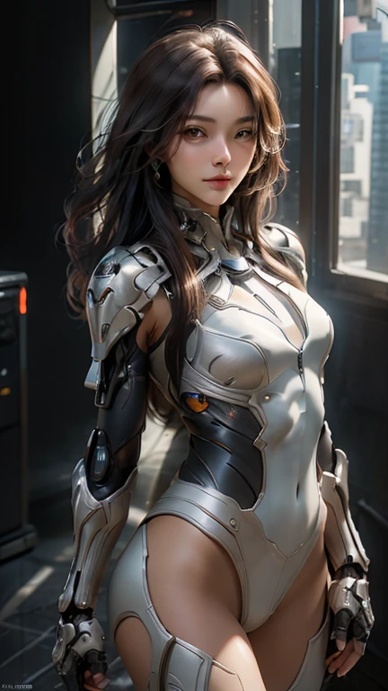 (((Jessica Henwick con una armadura futurista de asesino ninja cyberpunk, shiny robotic ninja armor )), (dynamic pose), (Obra maestra),(cabello white canoso:1.4), (hyper realista:1.4), (realista:1.3), (Piel de textura real de la mejor calidad.),,(Fondo de ruinas de mazmorra en ruinas:1.4 ), (cinematic lighting), (Escena de pelicula), 1mujer hermosa, (luz brillante), piel muy detallada, poros de la piel, (cara muy detallada:1.1), (ojos muy detallados:1.1), alumnos realistas, (perfect anatomy:1.1), (proporciones perfectas:1.1), (Photography:1.1), (photorealista:1.1), volumetric lighting, dynamic lighting, sombras reales, (high resolution:1.1), Sharp focus, (realista, hyperrealista:1.4), intrincado, Alto detalle, dramatic, Subsoil Dispersion, gran profundidad de campo, vivid, Pulido, afilado, ((completo agudo)), (extremadamente absurdos),8khdr, ((fondo ciberpunk de la ciudad de Hong Kong)), (Jessica Henwick:1.4), (Jessica Henwick V2.1), (mechanical cyborg transparent white glass :1.4), (colores brillantes), (rear view, backside view),,(dedos manos perfectas detailed : 1.4), ,(Fondo de ruinas de mazmorra en ruinas tenebroso :1.4 ),( mostrando su trasero hermoso:1.4)