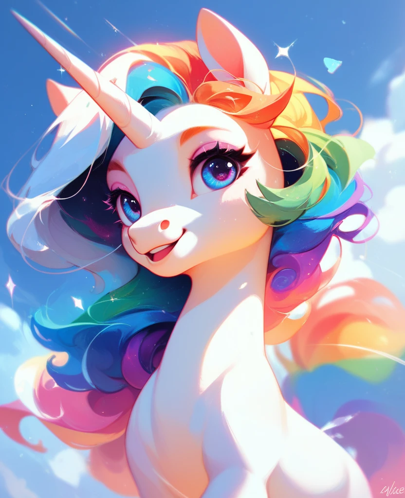 (((masterpiece))),(((best quality))),((ultra-detailed)), Abstract style cute,smoke,in the sky,colorful and vibrant,mystical colors,contemporary impressionism,yanjun cheng portrait painting,iridescent perspective view,low angle,sweeping circling composition,large beautiful ral-elctryzt eyes,big irises,UHD,HDR,8K,the most beautiful portrait in the world,white little pony,Non-representational,colors and shapes,expression of feelings,imaginative<lora:ral-ltlpowny-sdxl:1> ral-ltlpowny <lora:ral-elctryzt-sdxl:0.8> ral-elctryzt
