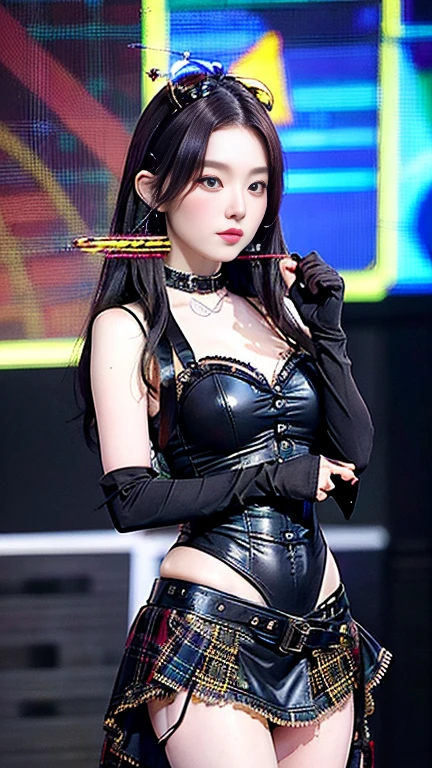 Realistic, realistic details, details
break
1 girl, beauty, seductive face,, fine skin, anicos_inori, pink hair, long hair, navel, hair clip, hair ornament, thigh height,, full body, concert. Stage. Idol outerwear.
Break, isekai, miniskirt, idol. Live. Idle clothes.
, simple background
break
Perspective, blurry background, third rule, sharp focus, depth of field
break
(Urzan-6500-V1.1:0.2)