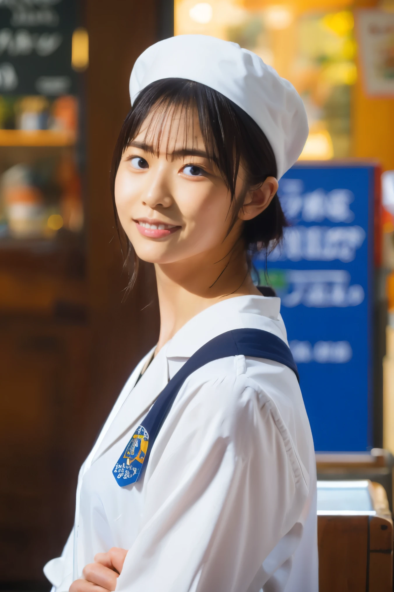 cute swimming club manager,daughter of a coffee shop called Joli Chapeau,neat Yankee,Good at Space Kenpo