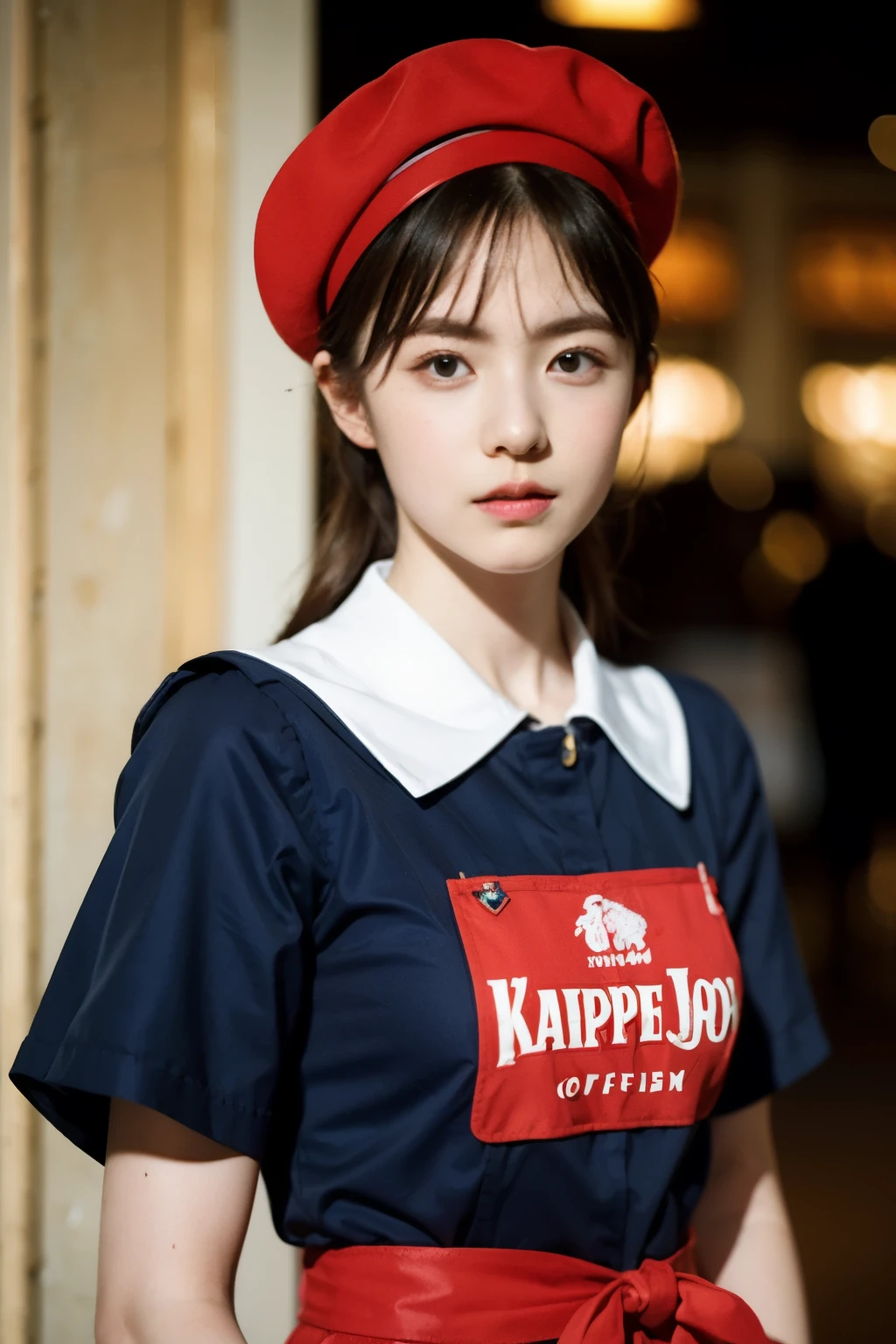 the daughter of the manager of a coffee shop called Joli Chapeau,neat Yankee,Good at Space Kenpo,Doctor Pepper LOVE soccer player and the Grand Duke of Verona,She also has the rank of count in France,14th Century 〜French and Italian aristocrat style from the 18th century