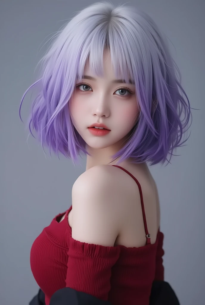 girl, White skin, ((Short hair with purple tips:1.3),V cut with layers and bangs, Brown eyes, Soft atmosphere characteristics (Highest quality, Ultra-high resolution, 8k, RAW Photos, Ultra-high resolution: 1.2, masterpiece: 1.3), (Realistic, Realistic: 1.37), Very detailed, Professional Lighting, Photon Mapping, Radio City, 物理ベースレンダring, One Girl, (18 year old high school girl:1.2), Sharp focus:1.2、Beautiful woman:1.4,cute, Nice,(Adorable smile:1.2), Normal chest, Cross Necklace、Earrings、ring,(Cleavage)、((Low-rise bikini:1.2),(Model Pose:1.2),()(From head to knees:1.2)()))(Looking at camera:1.2),(Sleeping on your back:1.1)(Armpits:1.2)on Waikiki beach))),(Selfie:1.2),