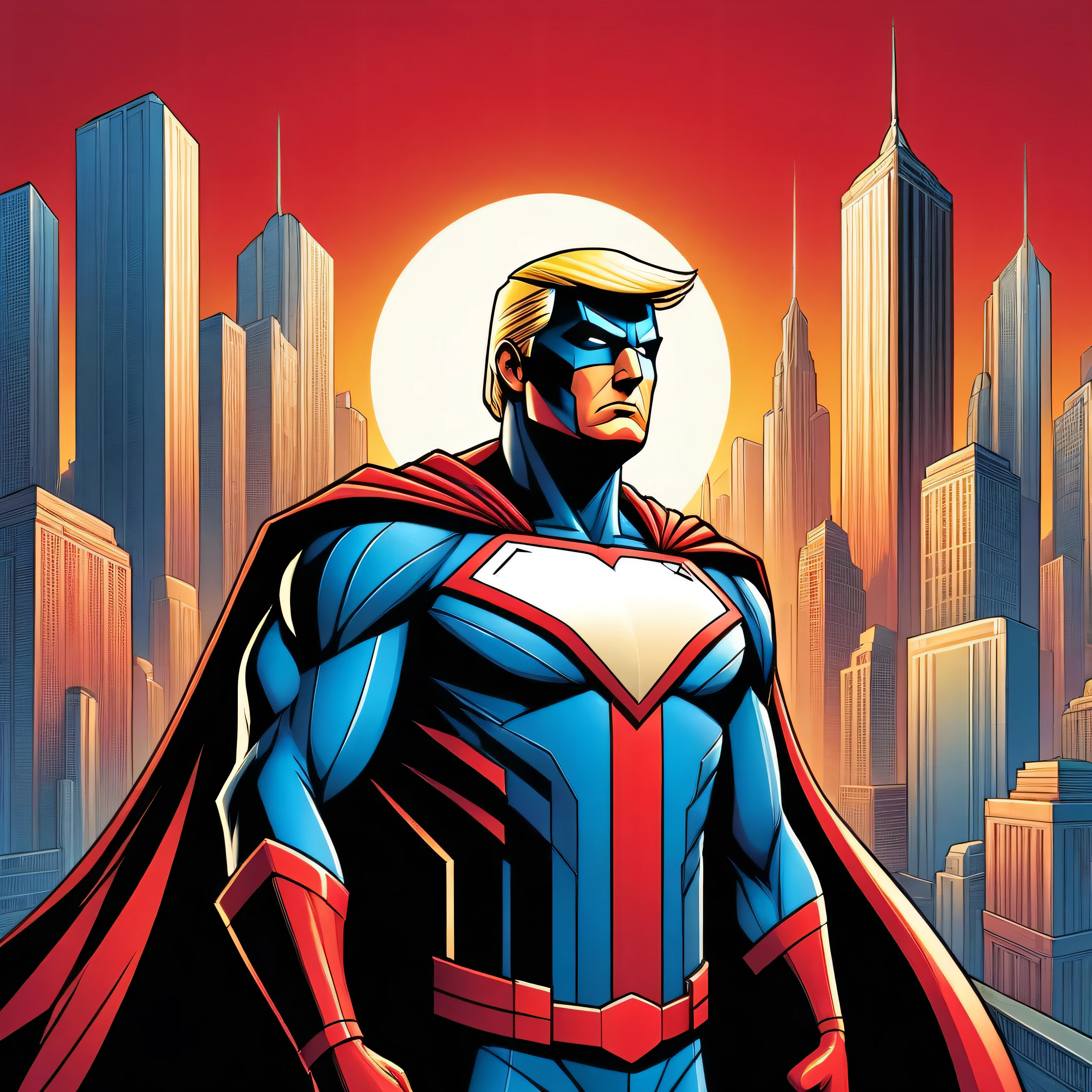 Donald Trump Super Hero 