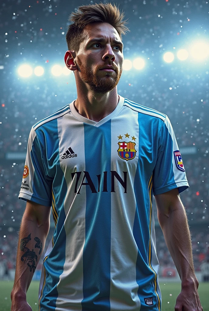 Lionel messi as like cartoon