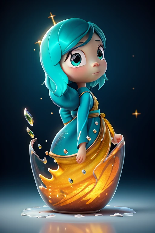 sunken city, girl, flowing water, girl in a bubble Magic Circle, floating girl, ((UnrealEngine5 epic masterpiece, ultra best quality, detailed, ultra sharp focus, ultra high-resolution, ultra high-definition, UHD, HDR, vibrant DSLR vivid colorful)), colorful lighting, African, Diva skin epic brights eyes breasts silks macro ❤tattoo❤ jewel Earth heart hearth cadena necklace gold turquoise lazuli breasts grenat pubic indigo hairy silks garnet sundrop agate, looking at viewer, reflection varies multi etc. --v6 --s1000 --c20 --q5 --chaos100
