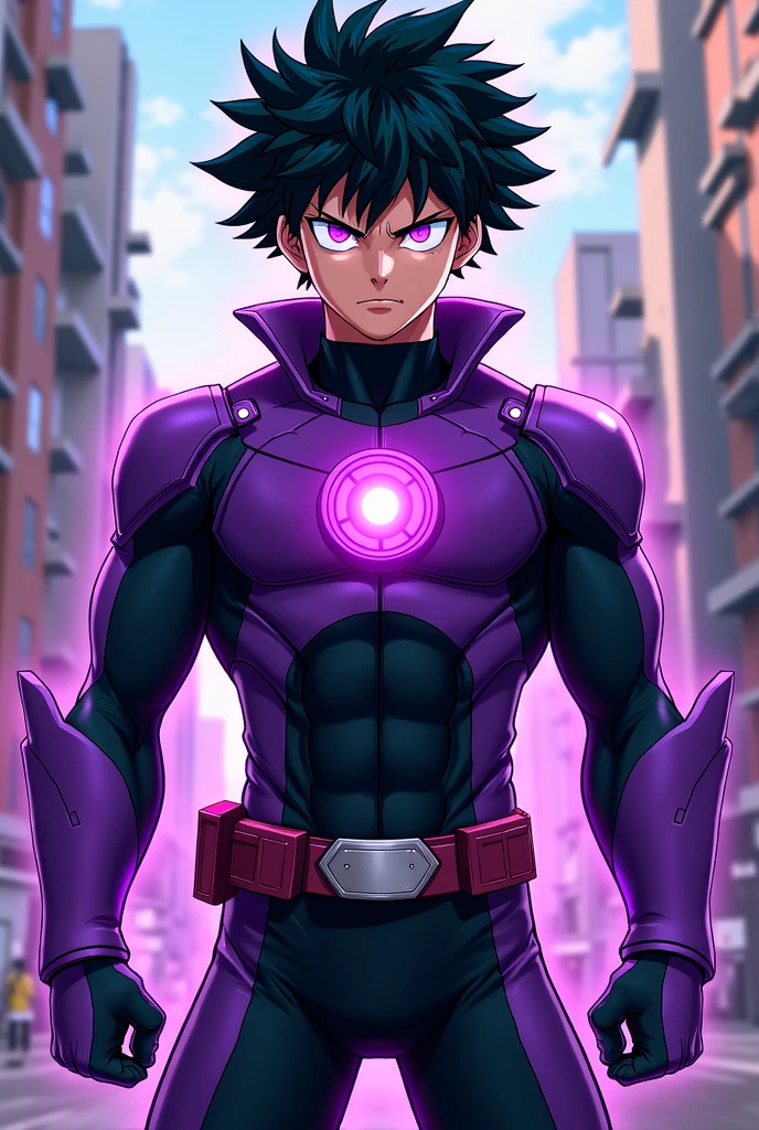 My hero academia hero suit magenta grey black my hero academia