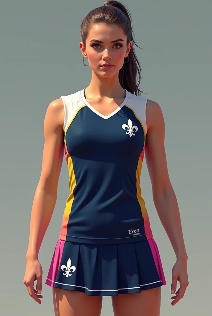 (Best Quality,8K,hight resolution,masuter piece:1.2),Ultra-detailed,Realistic:1.37,Portrait,Dynamic Angle,(Women's hockey players) ,Teenage girl,small head,Cute,Sporty,Charming face,Detailed beauty face,Very realistic skin,Wet skin,Sweat,Large breasts,nice legs ,Sporty,Field hockey venues　,Cinematic lighting,