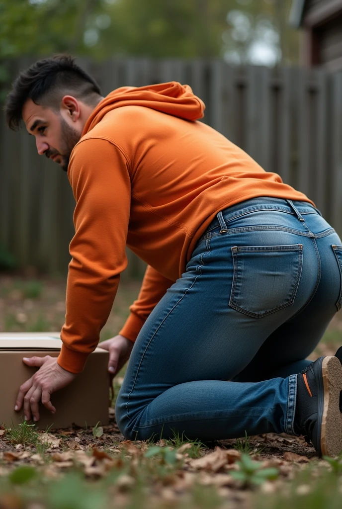 (handsome mature man plump chubby morbid extremely thick thighs bulging belly fat), older man, gray hair, white man, wearing , hairy chest, hairy belly,
mechanic overalls, bare overalls, gloves, , bulge, detailed glade on clothing, (fat and corpulent: 1.3), full beard very long, looking at the viewer, handsome man, detailed eyes, symmetrical face, mischievous smile, robust, mustache, longer hair, his body is lying sideways on the floor, front view. Fotografia de corpo inteiro fotografia de Corpo completo , capa de revista edição de luxo, capa de vídeo pornô gay,💓, view from below, leather hat, armbands, leather cap,bondage outfit))), tattooed arms, full body tattooed, gesturing with hands towards the viewer, he is squatting for the viewer, a view from below near his crotch. He is smiling seductively.🍼.Many exaggerated squirts of semen come out of the glans of the penis), low angle view, with hands Gesturing with hands holding testicle with hand, gesticulando, expressando, ((genital Masculino glande peniana tamanho anormal, phallus size gigantic phallus super long phallus inclined fallen, dropped balls)), sensualizing with the hand on the crotch, Acariciando as bolas, ejaculando exageradamente, Gozando sem limites, Jorrando jatos de esperma da glande peniana, corpo muito suado, suor extremo no corpo.Você já imaginou sentir o vento no rosto enquanto percorre estradas intermináveis em cima de uma poderosa moto? E se eu te disser que essa experiência é apenas o começo de uma jornada repleta de aventura? Bem-vindo ao mundo dos Motoqueiros Harley, onde a cultura dos choppers e os easy riders se unem em uma irmandade de homens que encontram na paixão pelas motos uma forma de liberdade e expressão pessoal.