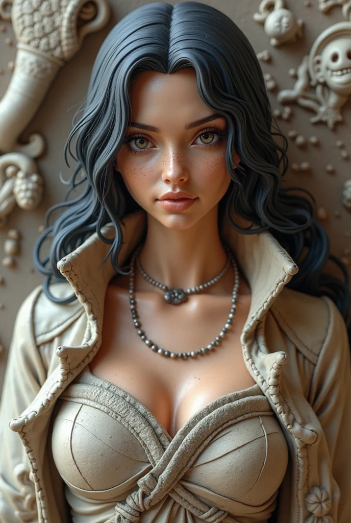 (((seios enormes))), (((decote profundo)), pose sexy, mulher no deserto usando uma jaqueta syberpunk aberta, strapless blouse, pele brilhante, seios semi expostos, bicos dos seios enormes. melhor qualidade. 8k,