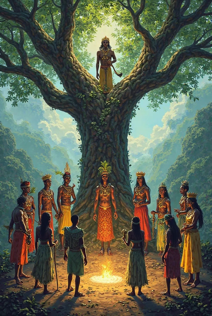 make all the orixas take care of your children, being them Oyá/Iansã: orisha of the winds, of storms and thunder. Shango: Orisha of Justice, of books and words. Oxóssi: orisha of hunting and protector of forests and animals. Ossanha/Ossaim: orisha of herbs and leaves - the doctor of the forest.