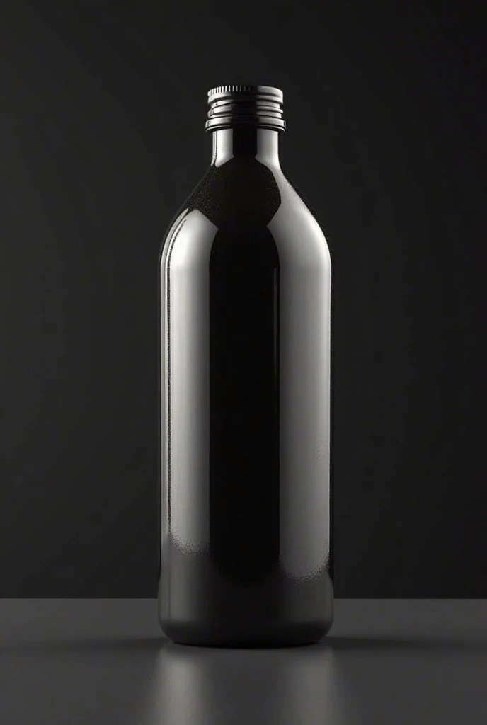 Create a but elegant plastic bottle that is black. It has to carry the initials BM aside. Versatile and good quality style, keeping the elegant. It's a bottle for drinking water. Acronyms must be in a letter font "pony club"