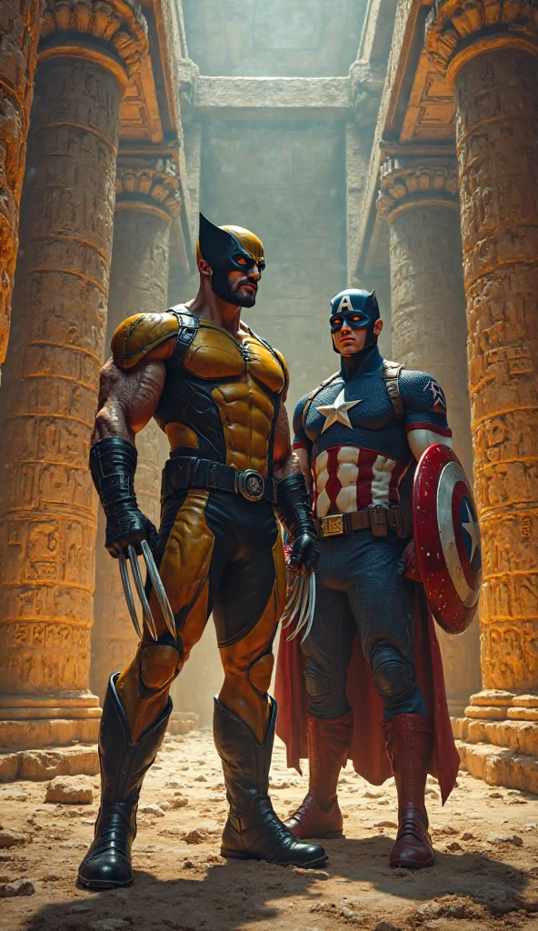 kratos, Captain Homeland, Wolverine E Batman