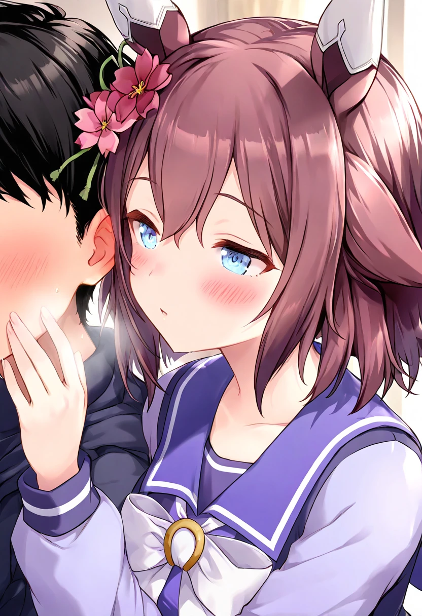 ass pov,1 boy, penis, breasts blowjob, paizuri, penis is between breasts アニメ Gal Naked From above Sexy expression hand front ((((Grip)))) Hold in mouth masterpiece Highest quality Surreal Increase the resolution 両handで握りながら咥え込む Drinking white pee Twin tails