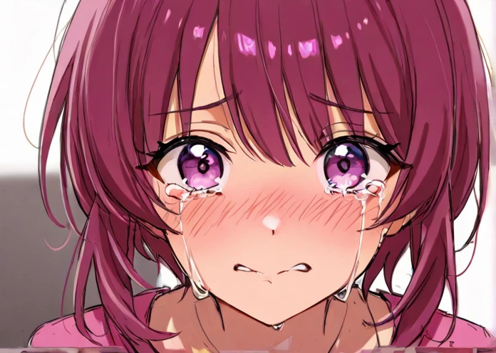 (masterpiece, best quality, ultra-detailed, high resolution, detailed eyes), {vulgar}, nsfw, takeda hiromitsu style, {{{2women}}}, school girl uniform, {all wearing pet collar}, looking at viewer, (blushing:1.3), (open mouth:1.2), (tongue out:1.3), (drool:1.4), (breath:1.3), orgasm, sweaty skin, face focus