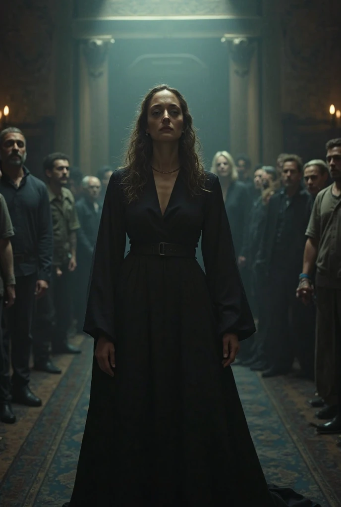 "Crie uma imagem que represente a figura de um Anticristo, Placing only one Antichrist in the image in a modern context. The Antichrist is portrayed as a charismatic and attractive individual, com cabelo bonito e um rosto curto bonito, O Anticristo com um palito. A imagem deve se concentrar nisso (Person) somente em ((Uma pessoa)), Who is in a modern city environment with a blurred background. O Anticristo exala uma aura de poder e encanto, que atrai as pessoas para ele. Contudo, there is an underlying sense of darkness and opposition to God in their behavior. The image should convey the contrast between its external beauty and the dark features associated with the concept of Antichrist."